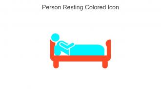 Person Resting Colored Icon In Powerpoint Pptx Png And Editable Eps Format