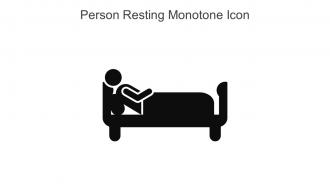 Person Resting Monotone Icon In Powerpoint Pptx Png And Editable Eps Format