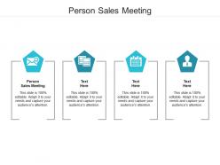 Person sales meeting ppt powerpoint presentation gallery model cpb