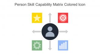 Person Skill Capability Matrix Colored Icon In Powerpoint Pptx Png And Editable Eps Format