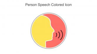 Person Speech Colored Icon In Powerpoint Pptx Png And Editable Eps Format