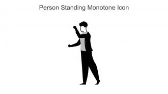 Person Standing Monotone Icon In Powerpoint Pptx Png And Editable Eps Format