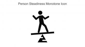 Person Steadiness Monotone Icon In Powerpoint Pptx Png And Editable Eps Format