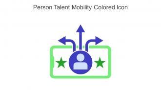 Person Talent Mobility Colored Icon In Powerpoint Pptx Png And Editable Eps Format