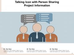 Person Talking Icon Communication Resolution Platform Business Management