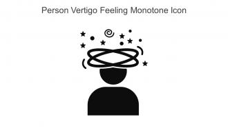 Person Vertigo Feeling Monotone Icon In Powerpoint Pptx Png And Editable Eps Format