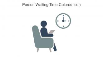 Person Waiting Time Colored Icon In Powerpoint Pptx Png And Editable Eps Format