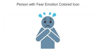 Person With Fear Emotion Colored Icon In Powerpoint Pptx Png And Editable Eps Format