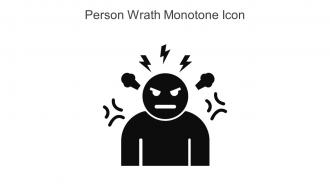 Person Wrath Monotone Icon In Powerpoint Pptx Png And Editable Eps Format