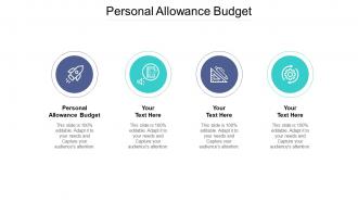 Personal allowance budget ppt powerpoint presentation slides deck cpb