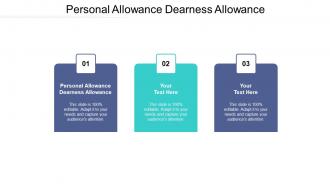 Personal allowance dearness allowance ppt powerpoint presentation ideas gallery cpb