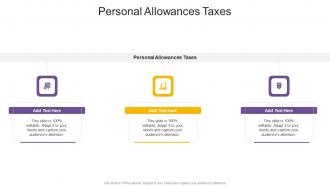 Personal Allowances Taxes In Powerpoint And Google Slides Cpb