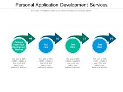 Personal application development services ppt powerpoint presentation pictures graphics cpb