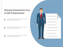 Personal assessment icon of self enhancement