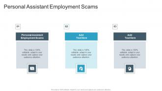 Personal Assistant Employment Scams In Powerpoint And Google Slides Cpb