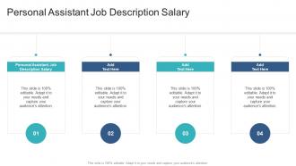 Personal Assistant Job Description Salary In Powerpoint And Google Slides Cpb