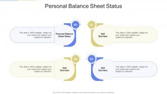 Personal Balance Sheet Status In Powerpoint And Google Slides Cpb