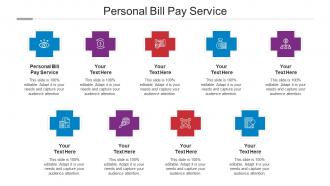Personal Bill Pay Service Ppt Powerpoint Presentation Model Elements Cpb