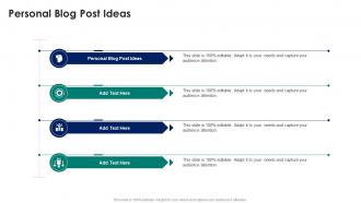 Personal Blog Post Ideas In Powerpoint And Google Slides Cpb