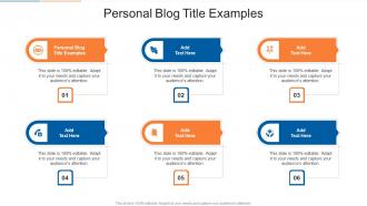 Personal Blog Title Examples In Powerpoint And Google Slides Cpb