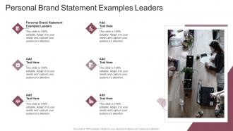 Personal Brand Statement Examples Leaders In Powerpoint And Google Slides Cpb