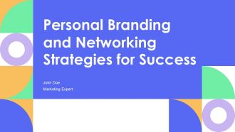 Personal Branding And Networking PPT Presentation AT