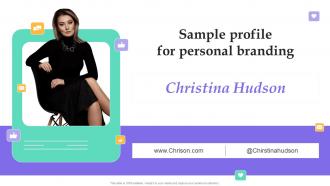 Personal Branding Guide For Influencers Sample Profile For Personal Branding