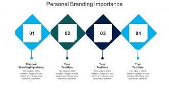 Personal branding importance ppt powerpoint presentation show template cpb