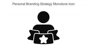 Personal Branding Strategy Monotone Icon In Powerpoint Pptx Png And Editable Eps Format