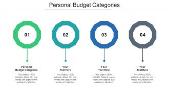 Personal Budget Categories Ppt Powerpoint Presentation Introduction Cpb
