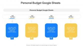 Personal Budget Google Sheets In Powerpoint And Google Slides Cpb