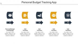 Personal Budget Tracking App Ppt Powerpoint Presentation Slides Clipart Cpb