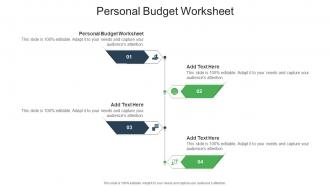 Personal Budget Worksheet In Powerpoint And Google Slides Cpb