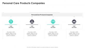 Personal Care Products Companies In Powerpoint And Google Slides Cpb