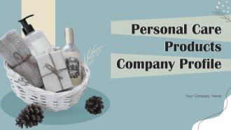 Personal Care Products Company Profile Powerpoint Presentation Slides CP CD V