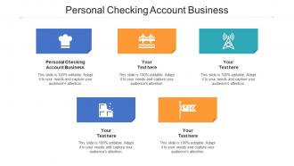Personal checking account business ppt powerpoint presentation infographic template cpb