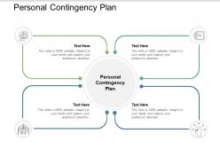 Personal contingency plan ppt powerpoint presentation show maker cpb