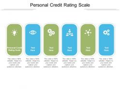 Personal credit rating scale ppt powerpoint presentation styles visual aids cpb