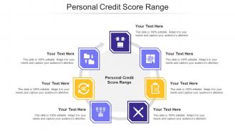Personal Credit Score Range Ppt Powerpoint Presentation Summary Infographic Cpb