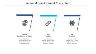 Personal development curriculum ppt powerpoint presentation summary deck cpb