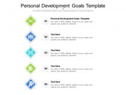 Personal development goals template ppt powerpoint presentation show guidelines cpb