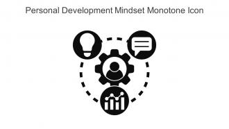 Personal Development Mindset Monotone Icon In Powerpoint Pptx Png And Editable Eps Format