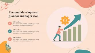 Personal Development Plan For Manager Icon