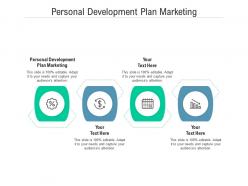 Personal development plan marketing ppt powerpoint presentation infographic template inspiration cpb