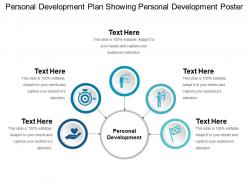 Personal development plan showing personal development poster
