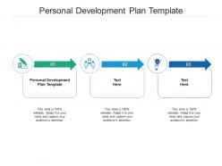 Personal development plan template ppt powerpoint presentation gallery graphics cpb