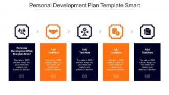 Personal Development Plan Template Smart Ppt Powerpoint Presentation Gallery Cpb