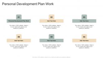 Personal Development Plan Work In Powerpoint And Google Slides Cpb