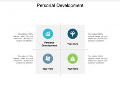 Personal development ppt powerpoint presentation gallery infographic template cpb