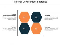 Personal development strategies ppt powerpoint presentation professional mockup cpb